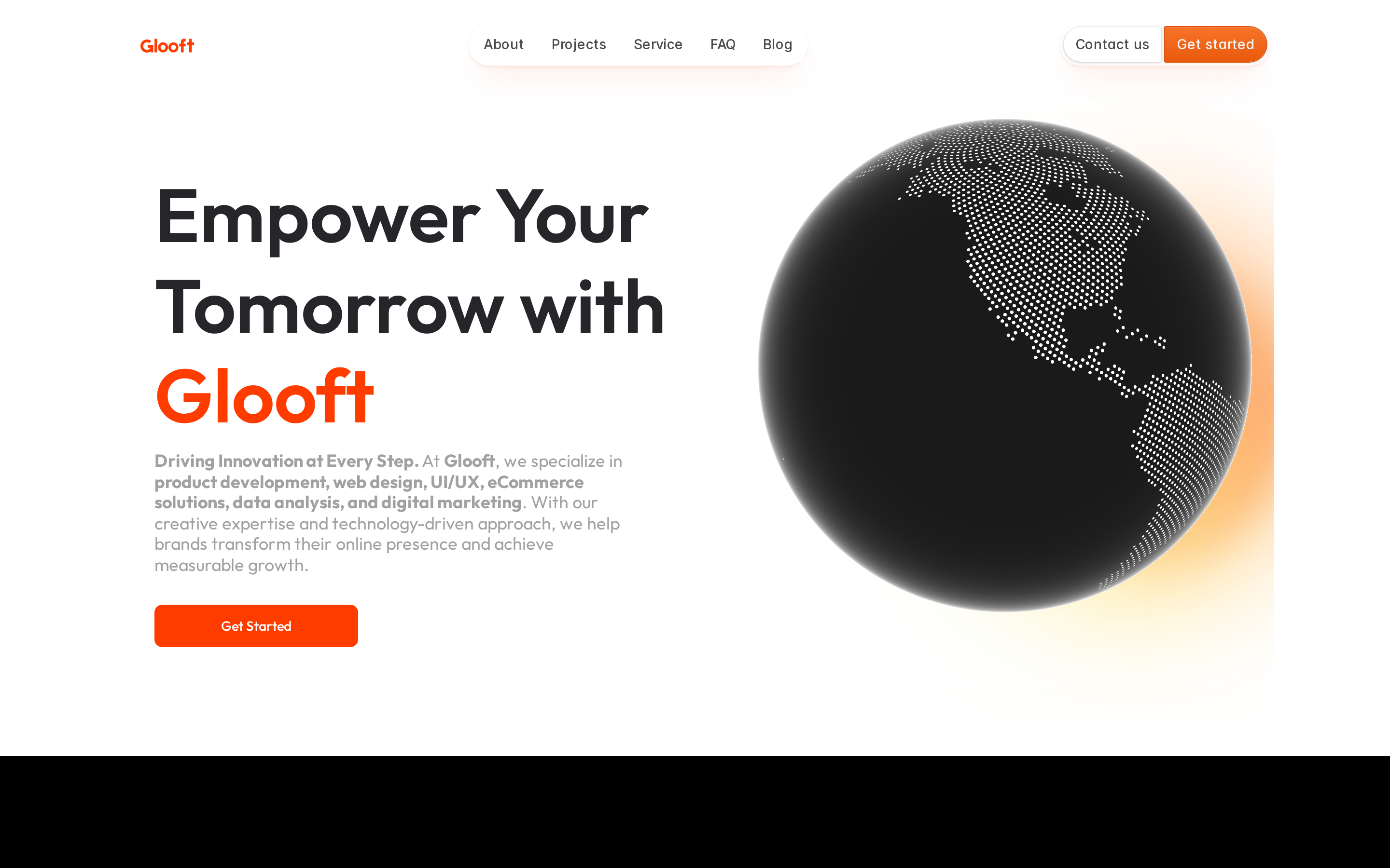 Glooft corporate site